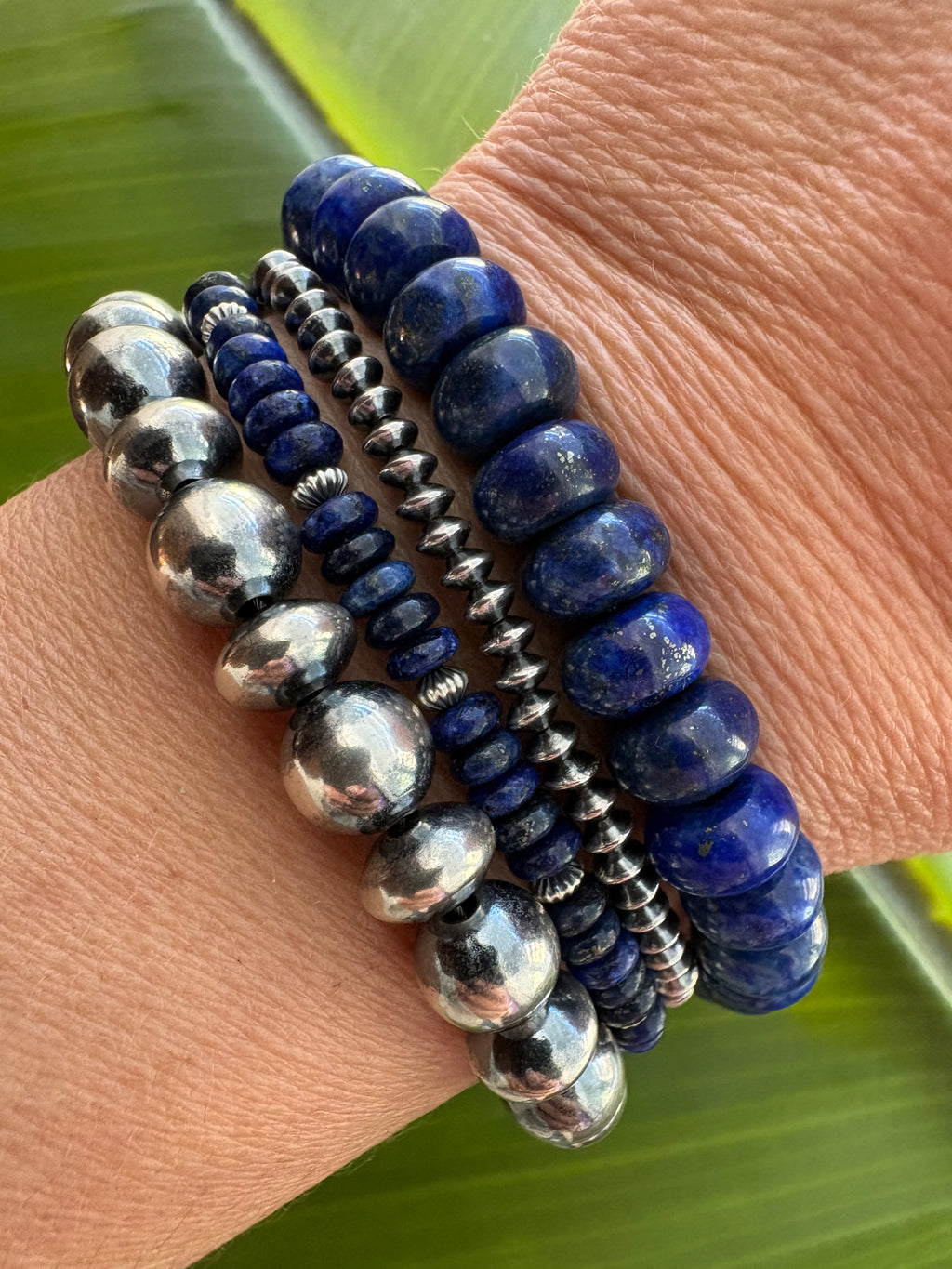 Navajo Style 3mm Saucer Bracelet