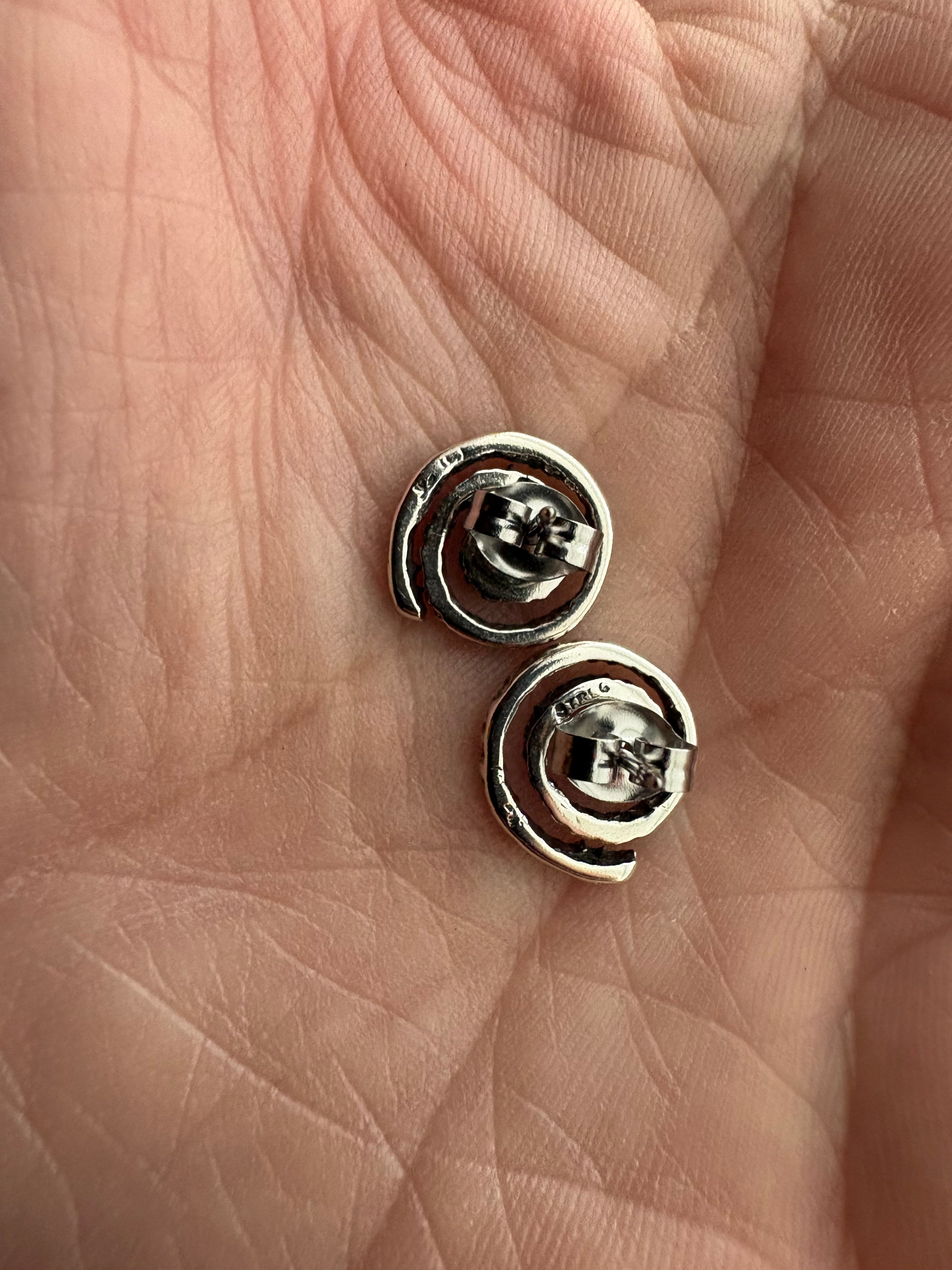Swirl Stud Earrings
