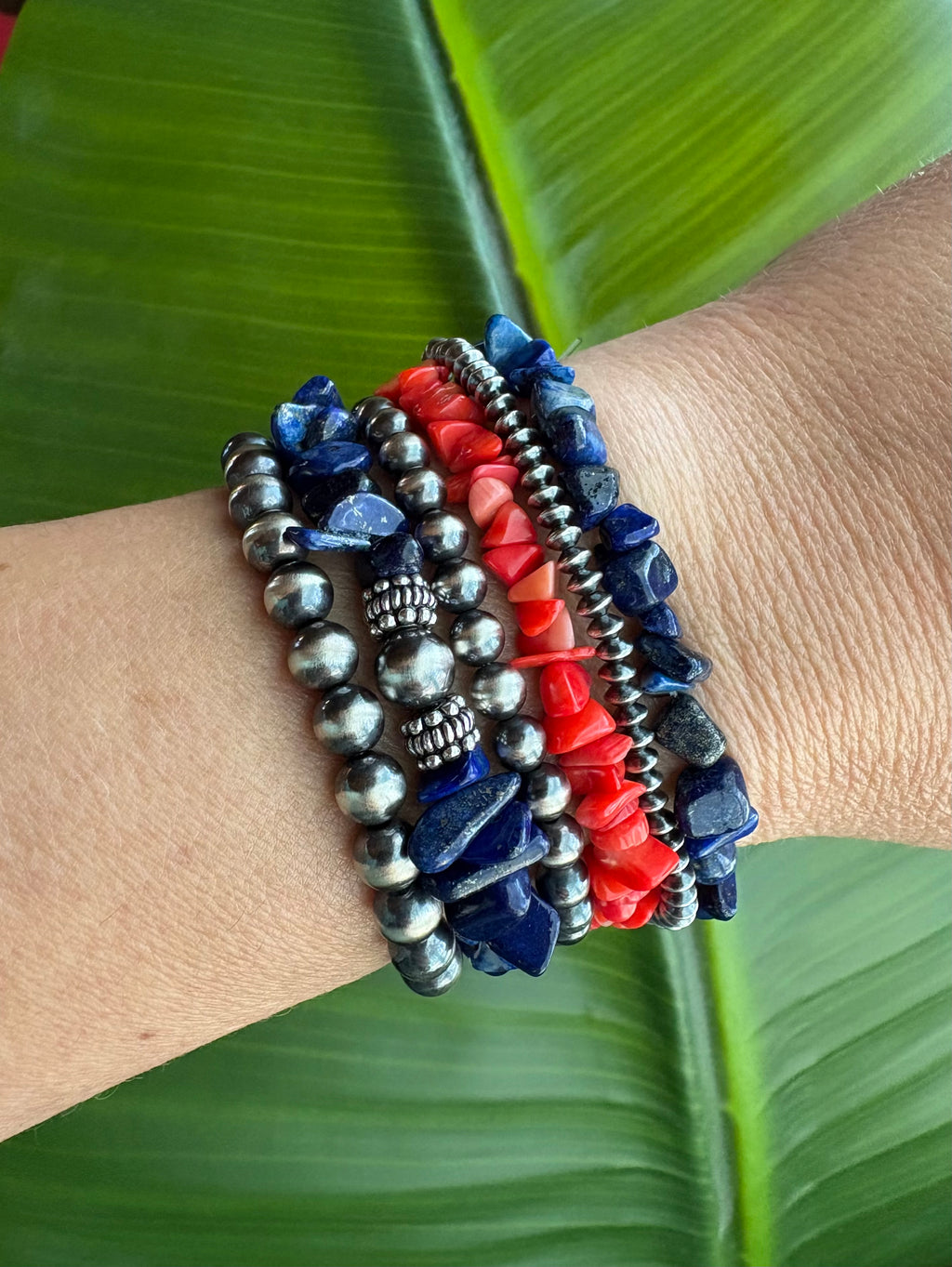 Blue Lapis Chippy Bracelet