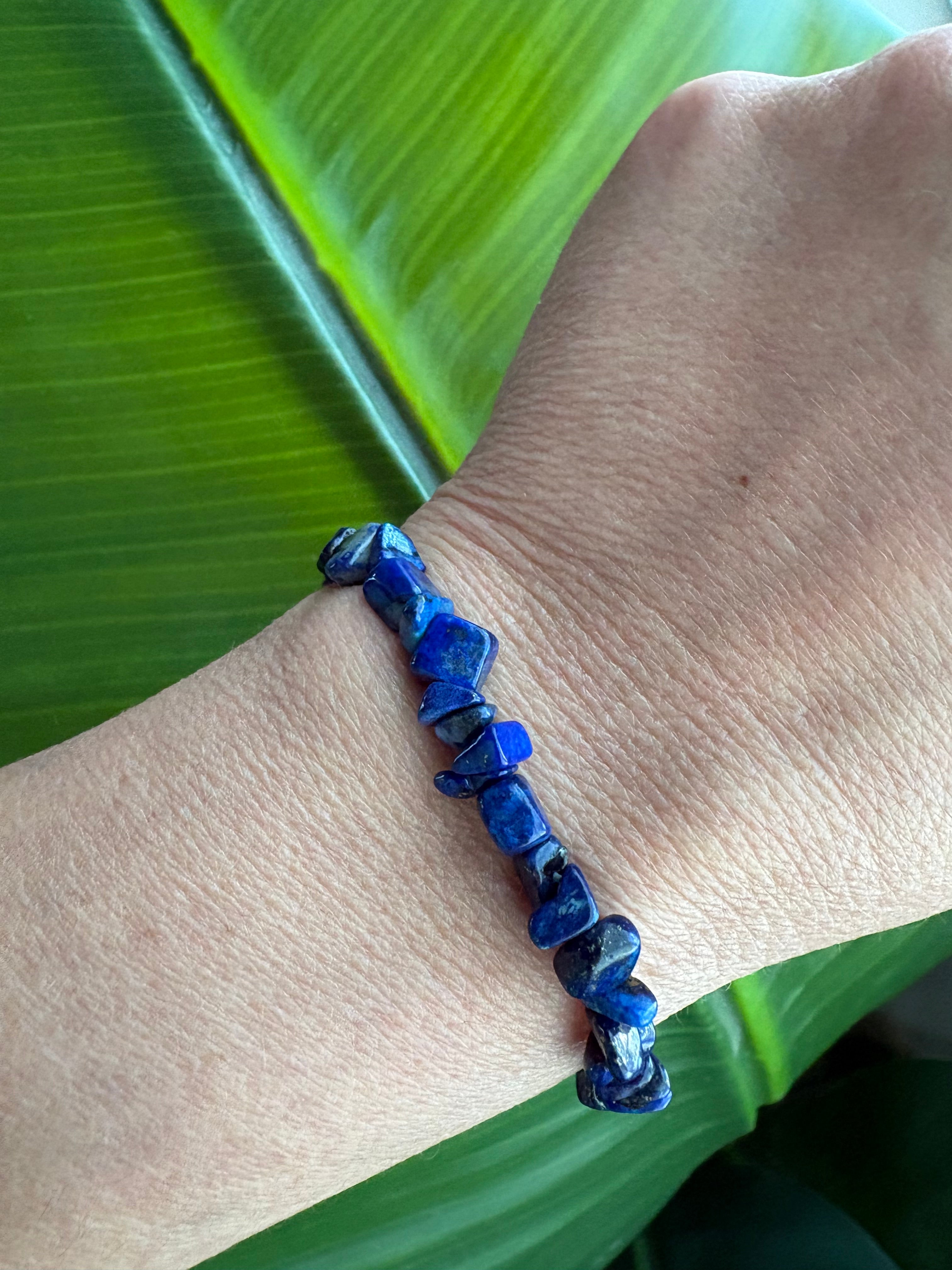 Blue Lapis Chippy Bracelet