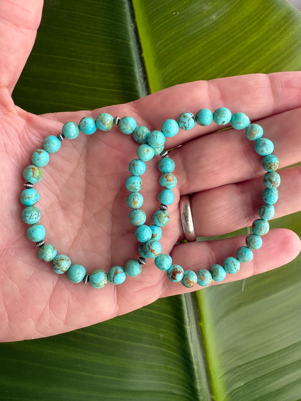 Kingman Round & Saucer Bracelet