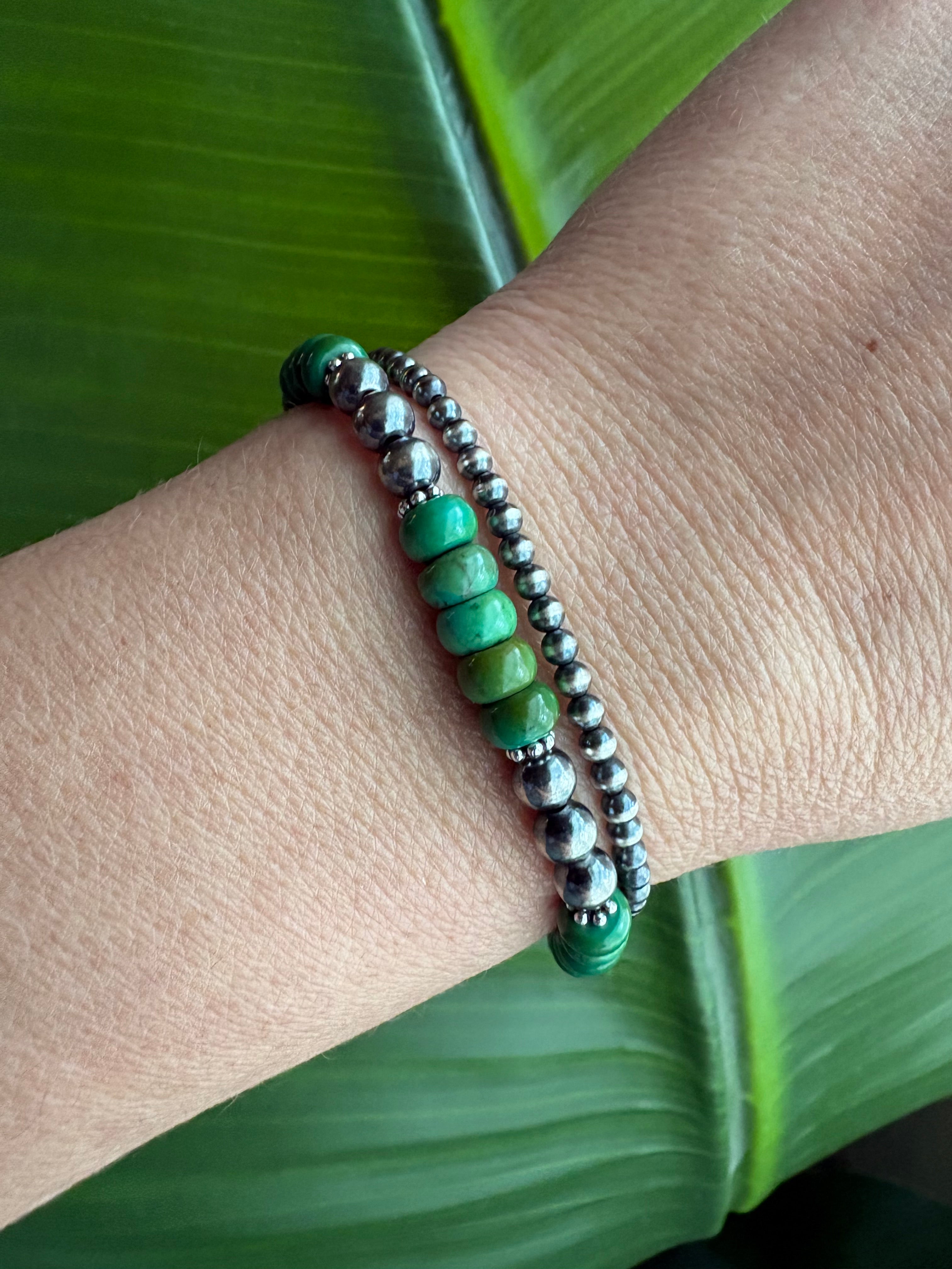 Green Turquoise Prissy Bracelet