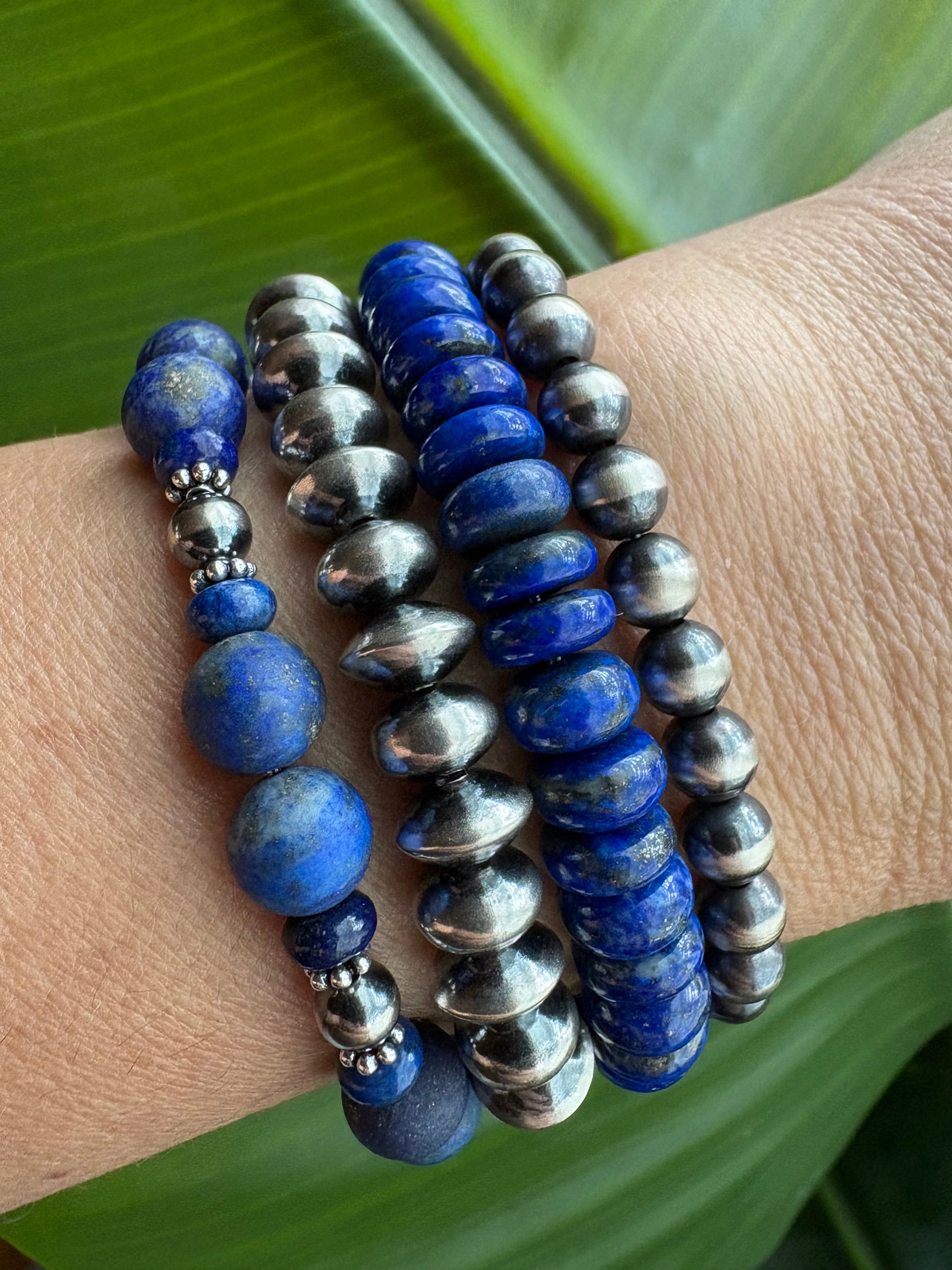 Blue Lapis Matte Prissy Bracelet