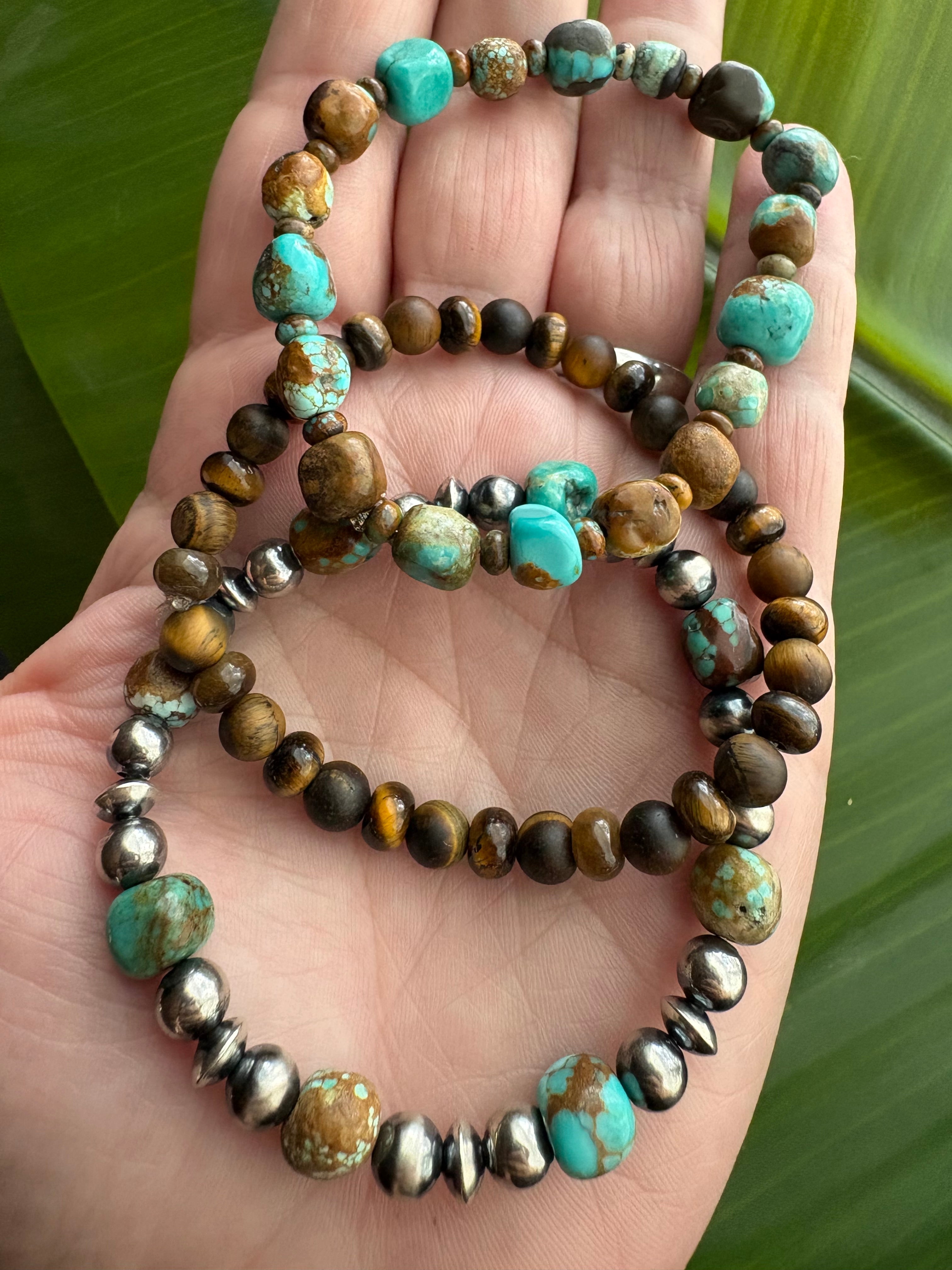 Mine 8 Pearls & Saucers Bracelet