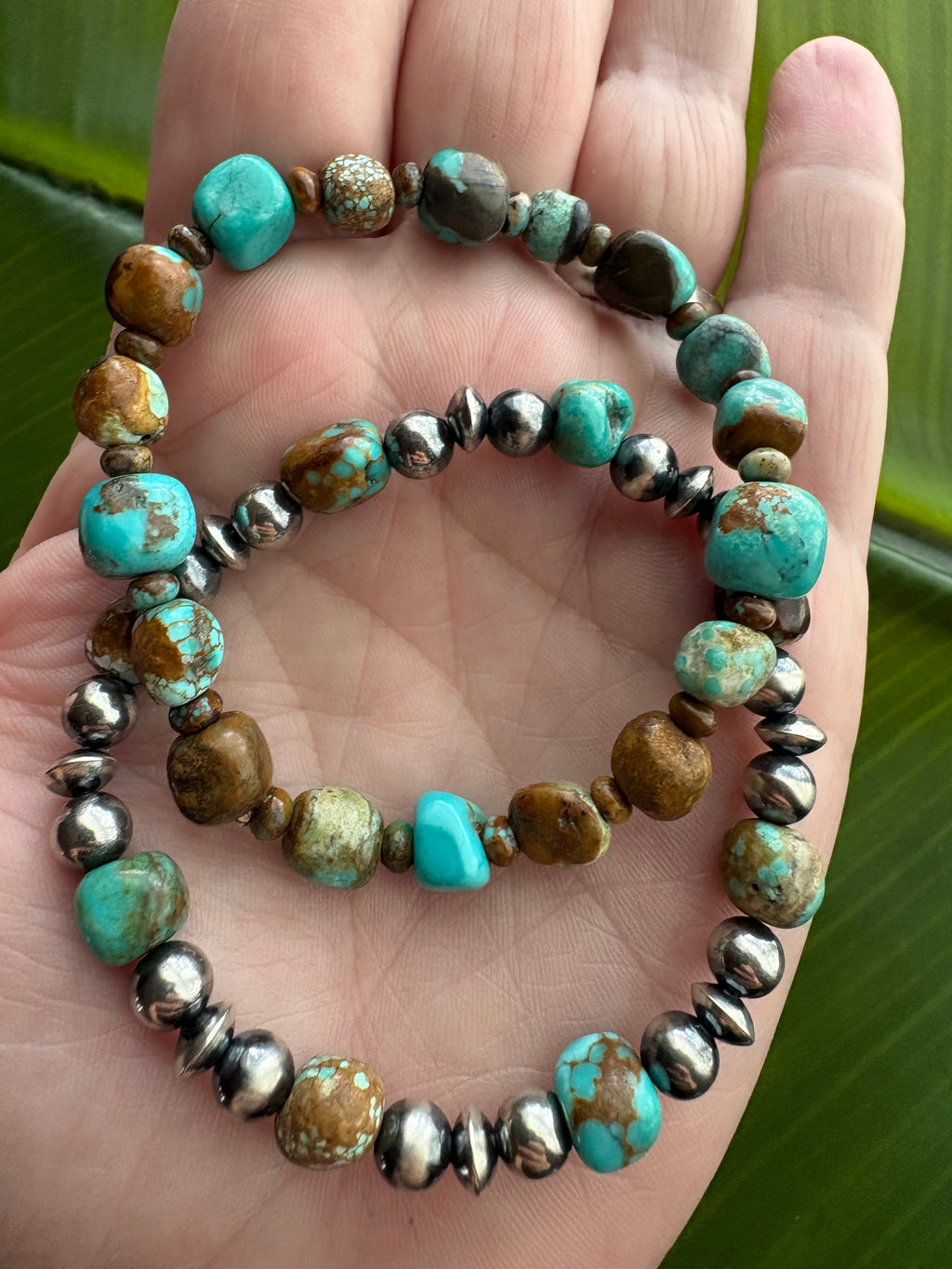 Mine 8 Pearls & Saucers Bracelet