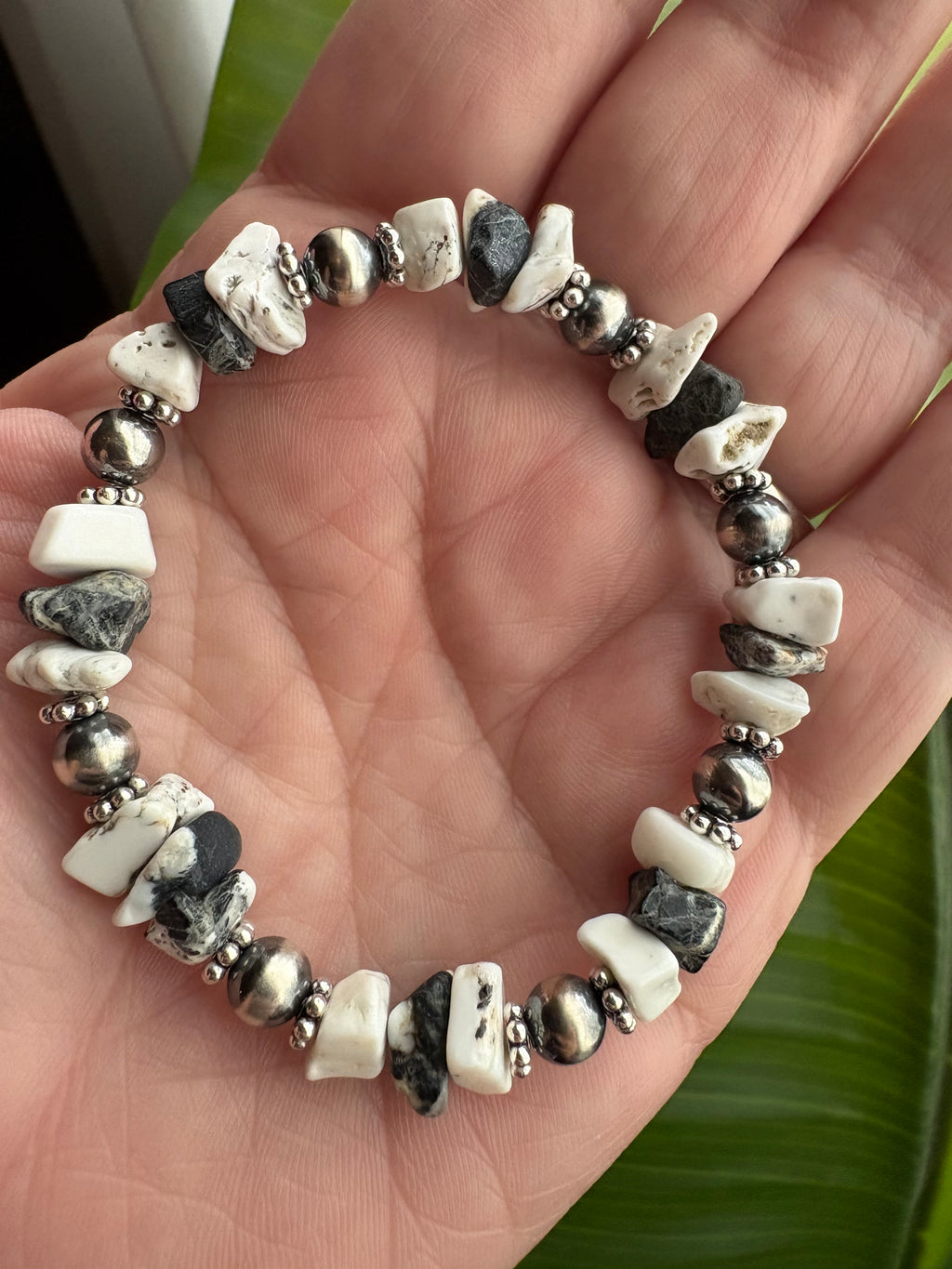 White Buffalo Chunky Prissy Bracelet