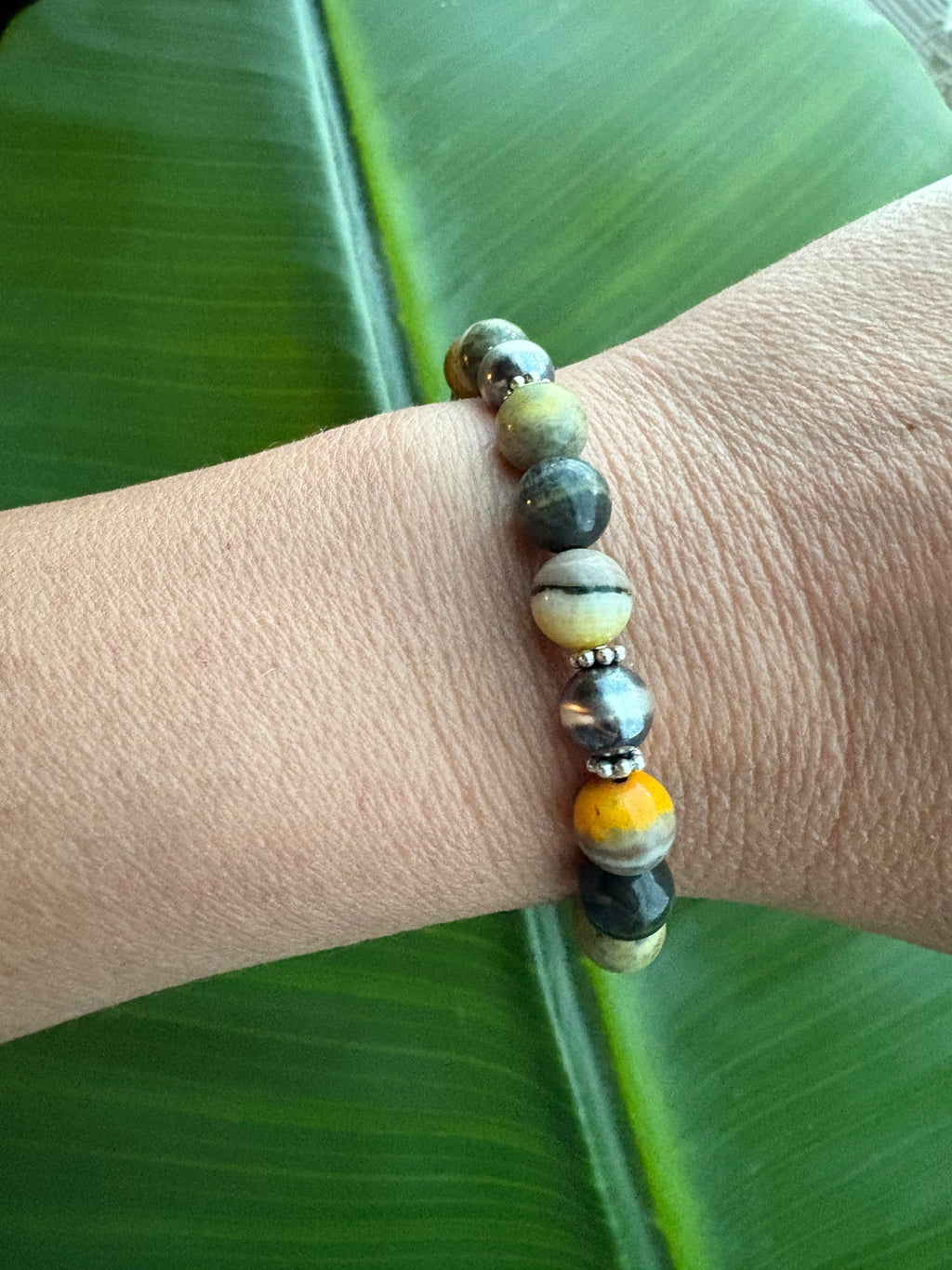 Bumblebee Jasper Chunky Prissy Bracelet