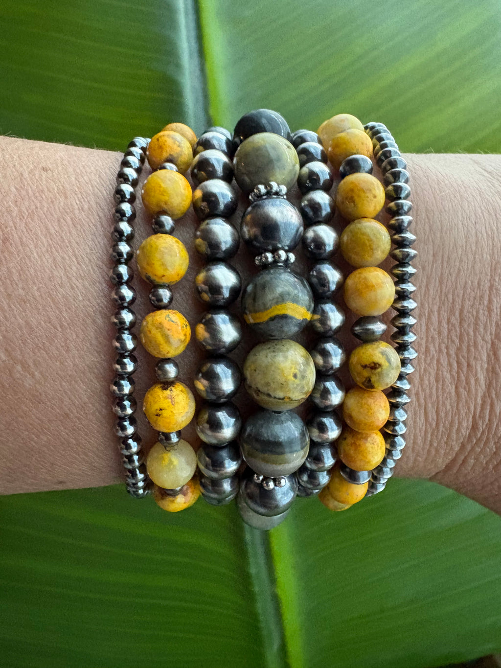 Bumblebee Jasper Chunky Prissy Bracelet