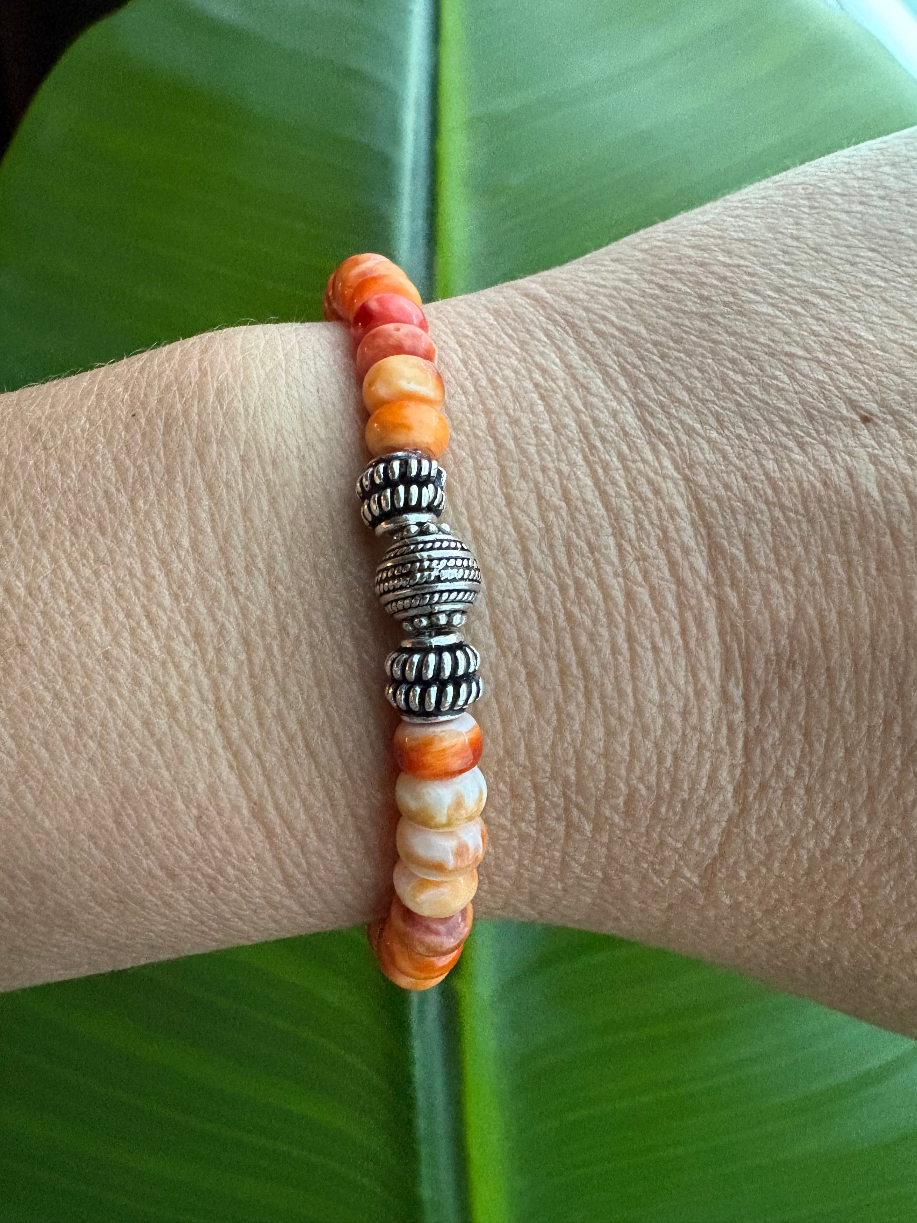Orange Spiny Dreamy Bracelet