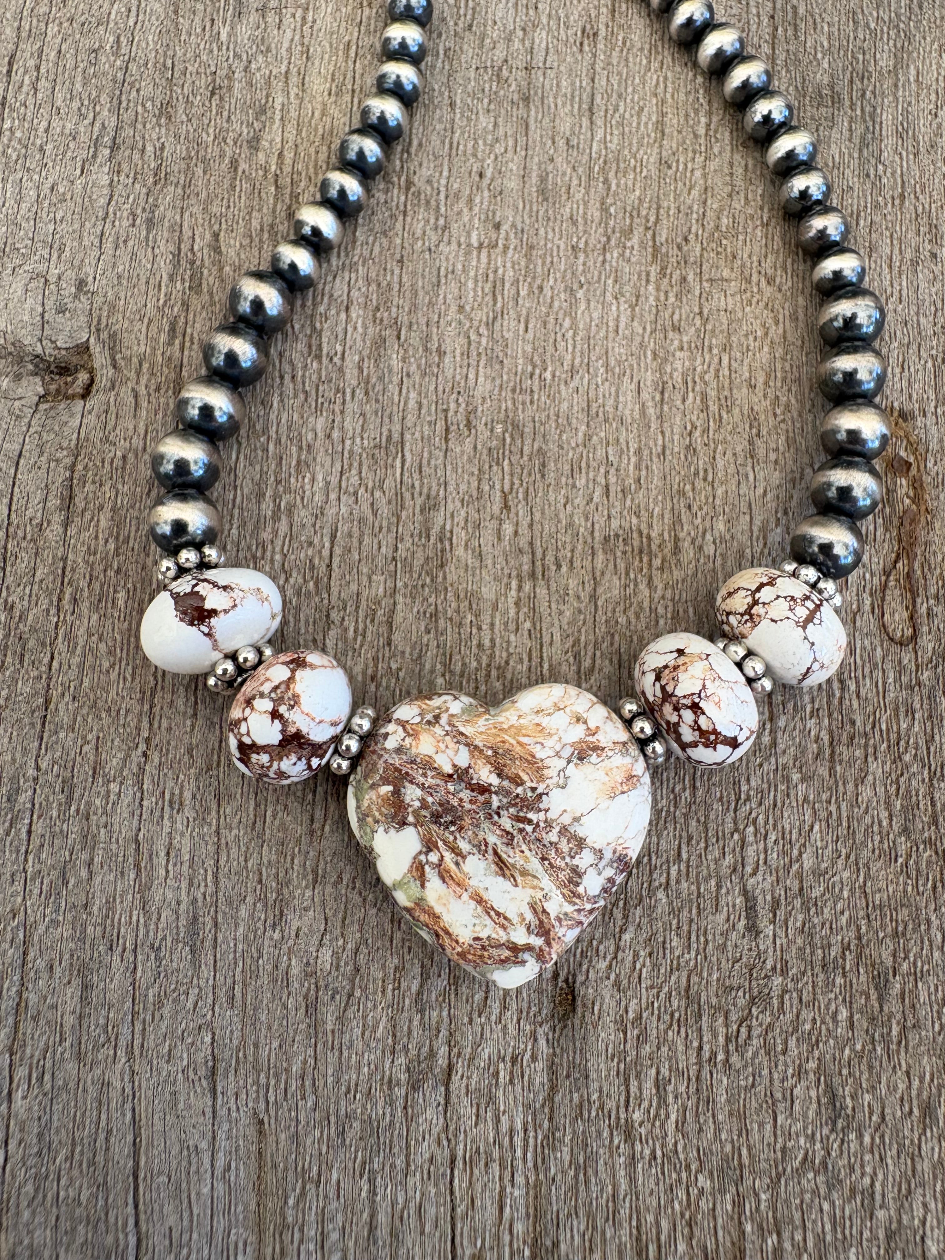 Wild Horse Heart Prissy Necklace