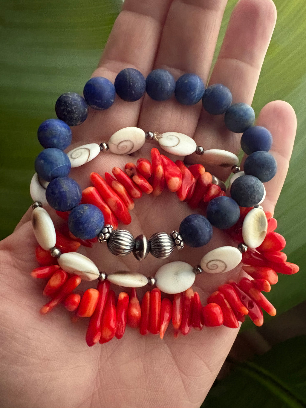 True American Chunky Bracelet Set