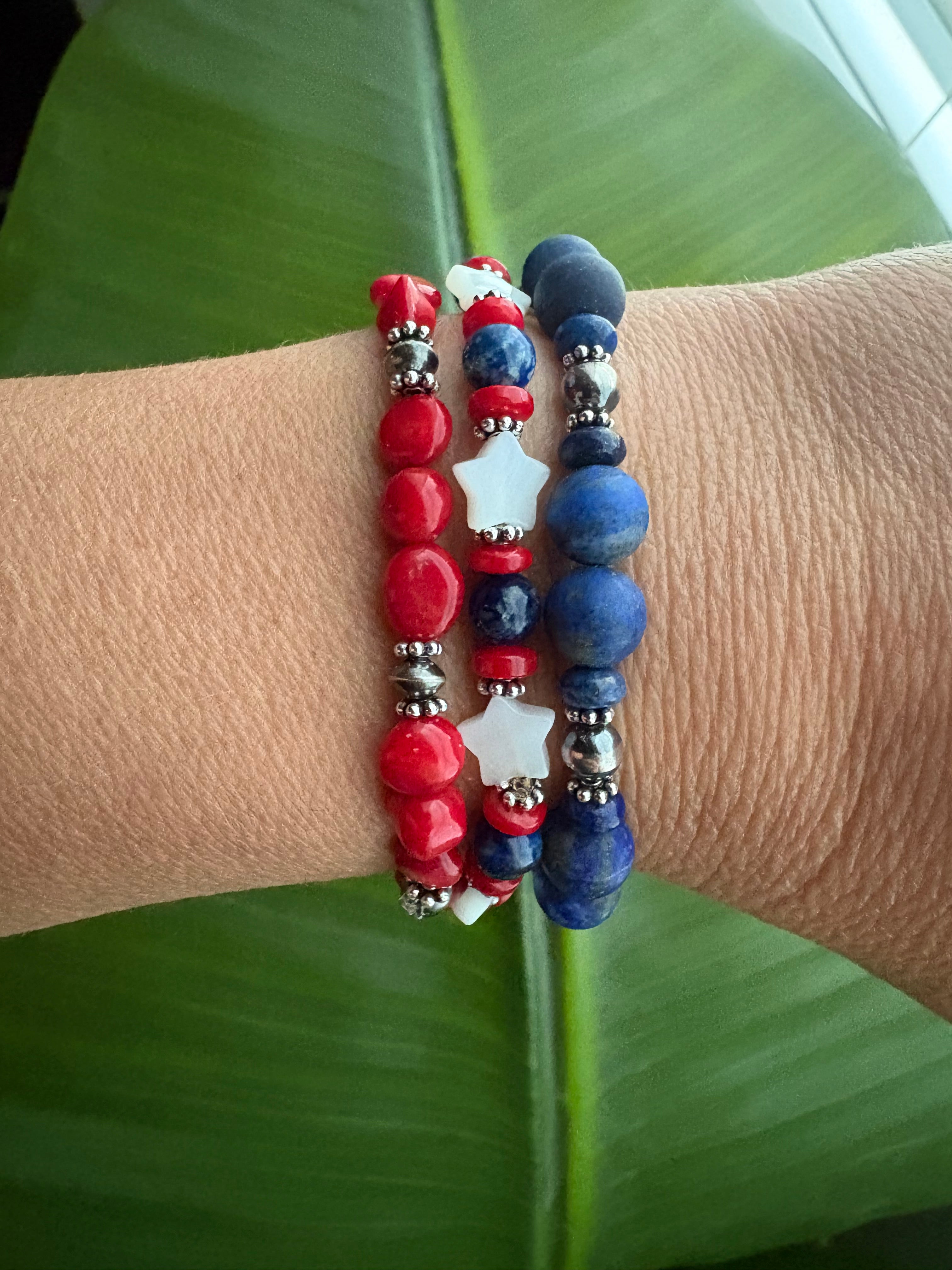 America the Beautiful Bracelet Set
