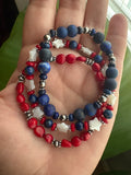 America the Beautiful Bracelet Set